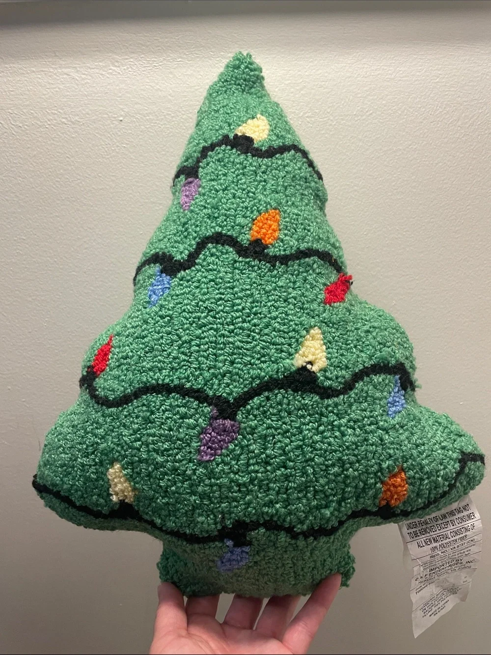 Tufted Plush Christmas Tree - Decoration